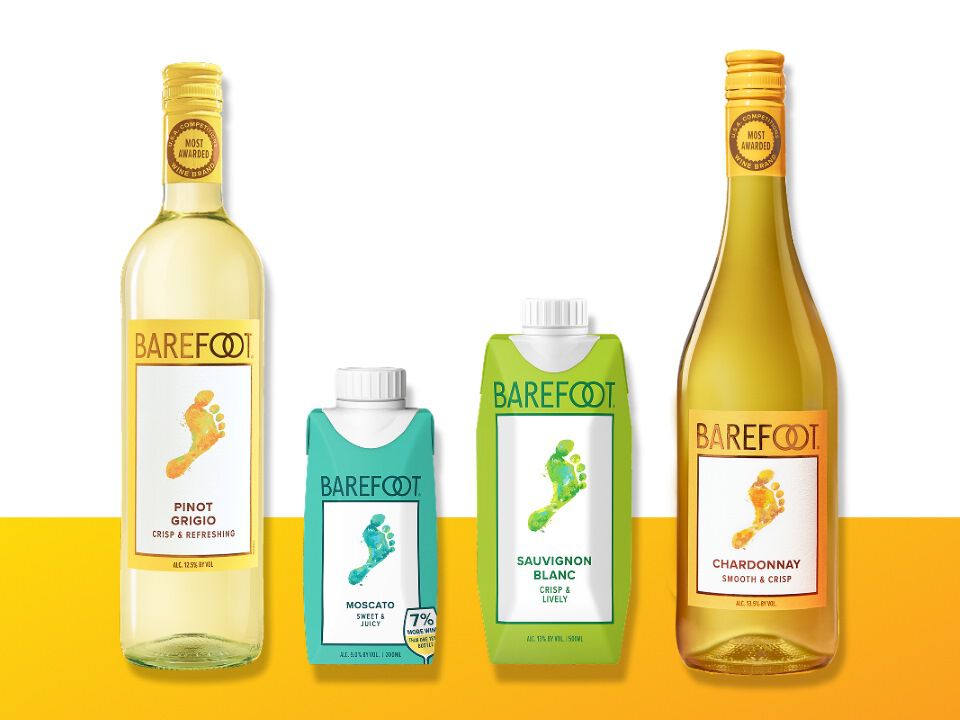White Wine Family Bottles Banner