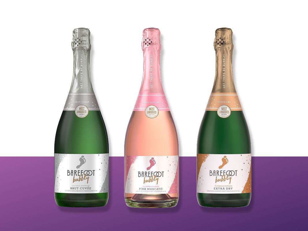 Barefoot Sparkling Wine Family Bottles Banner