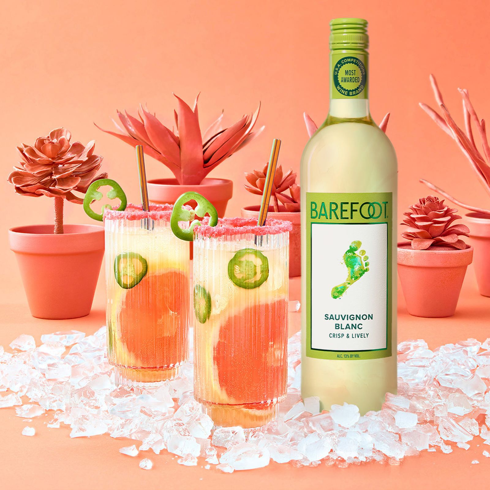 White Wine Paloma Cocktail