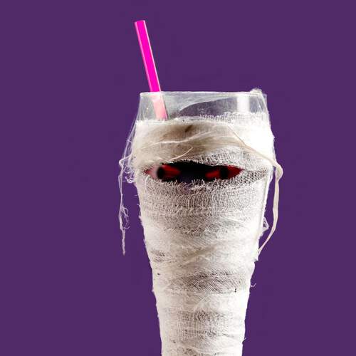 Bandaged Blitz Halloween Wine Cocktail