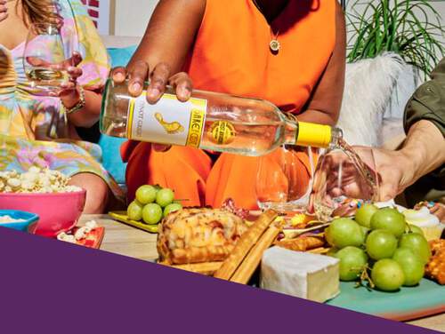 Barefoot Pinot Grigio, Friends and Food