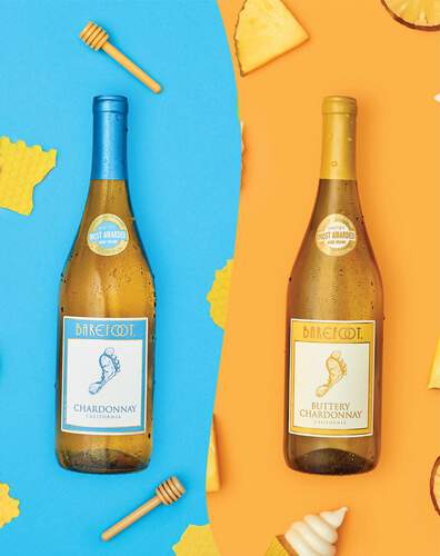 Regular Barefoot Chardonnay or Buttery Chardonnay