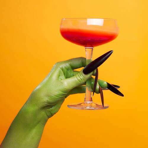 Witch's Brew Halloween Wine Cocktail