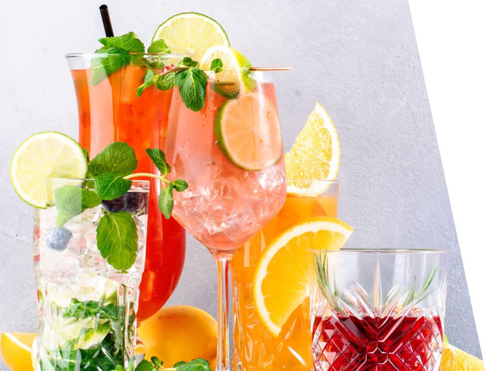 Various Wine Cocktails