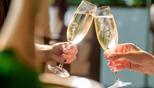 Toast with Sparkling Wine