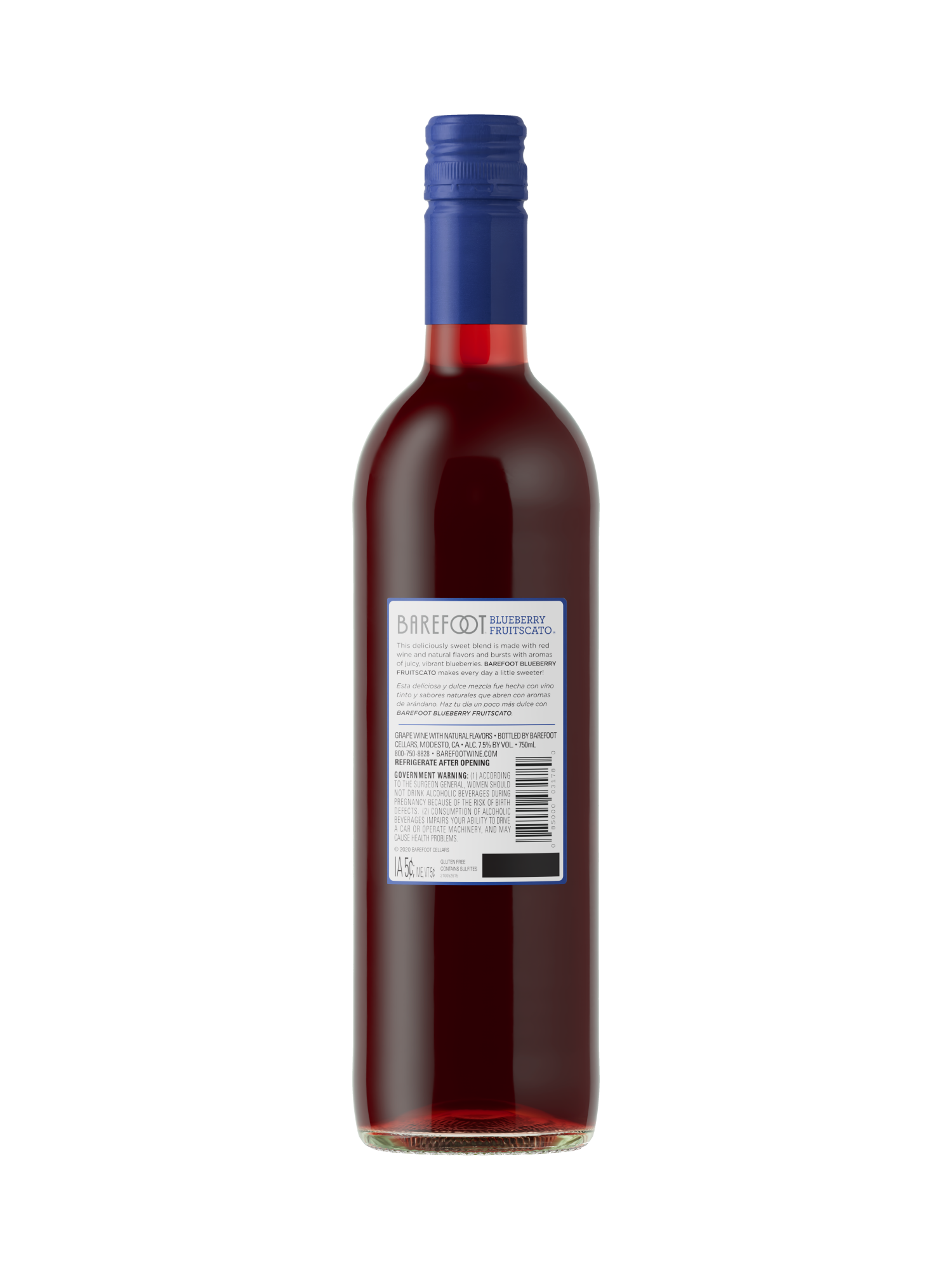 Buy Barefoot Blueberry Fruitscato 750ML Wine Online Barefoot