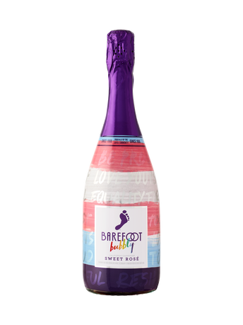 Barefoot Bubbly Pride Sweet Rosé 750ML image number 1