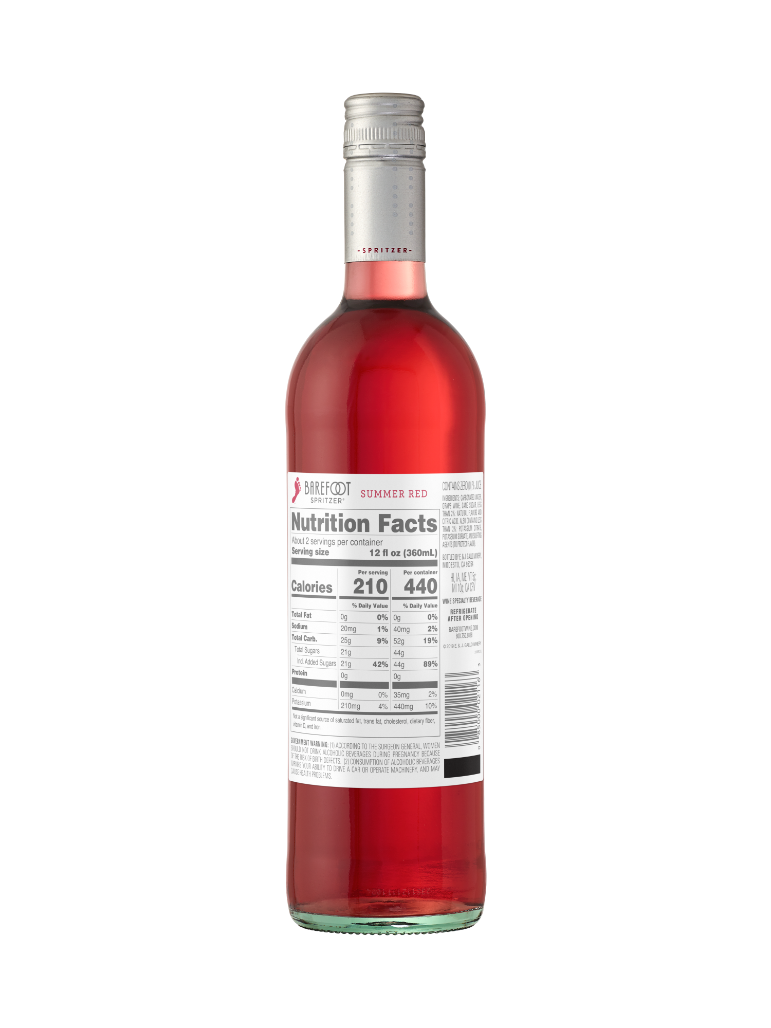 Buy Barefoot Summer Red Spritzer 750ML Wine Online Barefoot