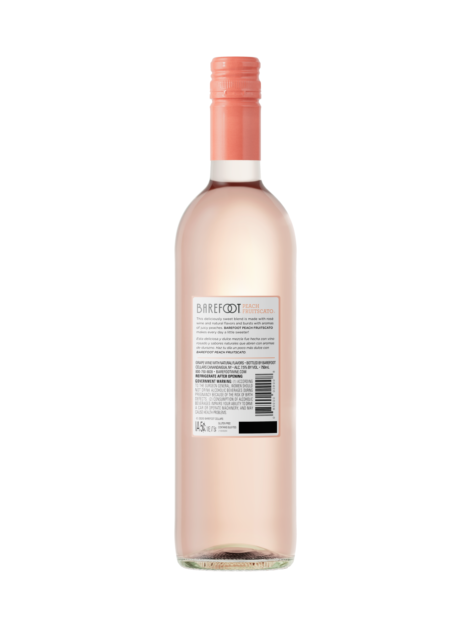 Buy Barefoot Peach Fruitscato 750ML Wine Online Barefoot