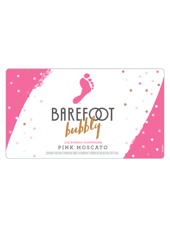 Barefoot Bubbly Pink Moscato 750ML image number 3