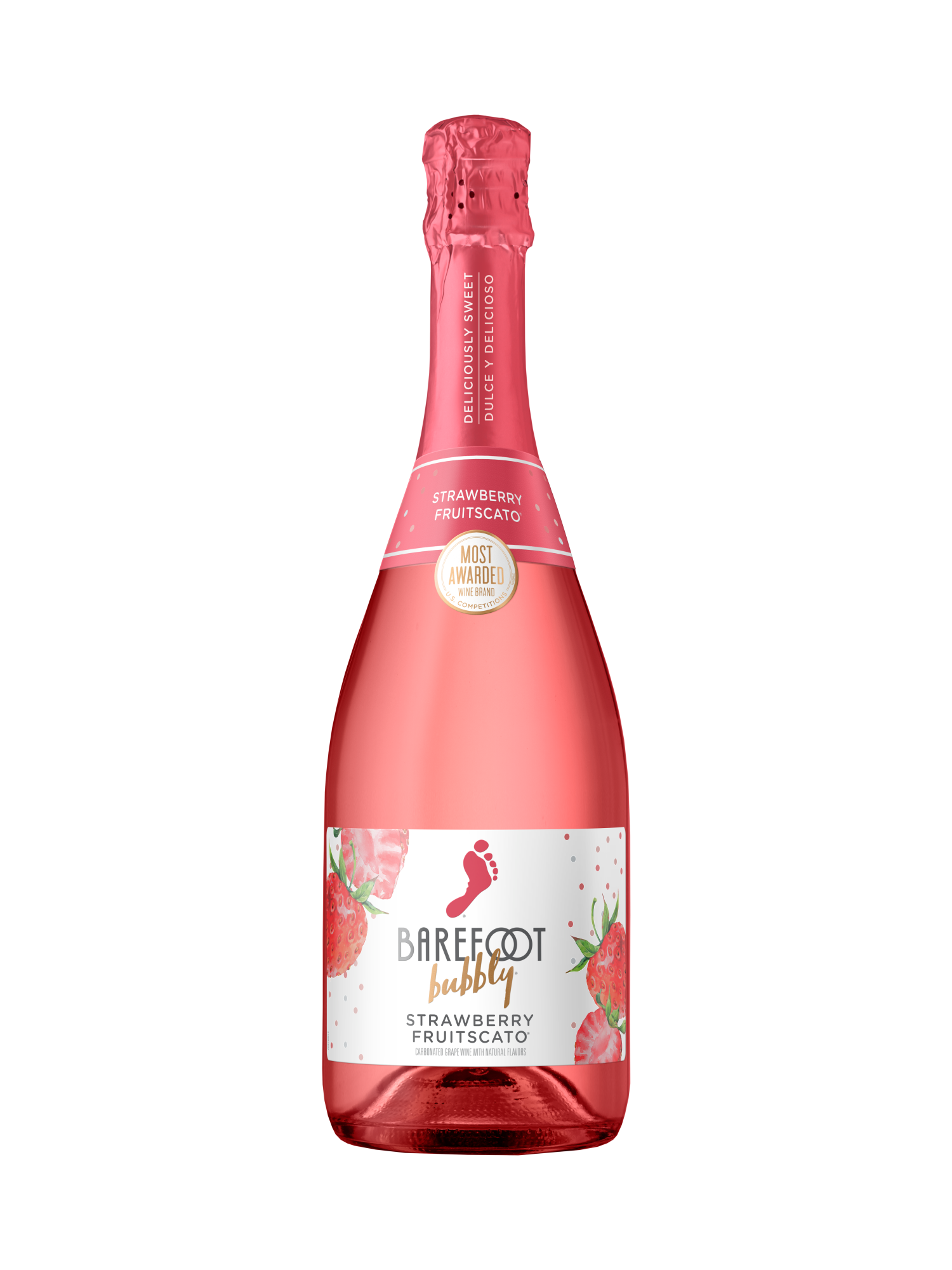 Buy Barefoot Bubbly Strawberry Fruitscato 750ML Wine Online Barefoot