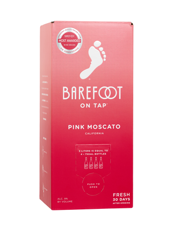 Barefoot Pink Moscato 3.0L image number 5
