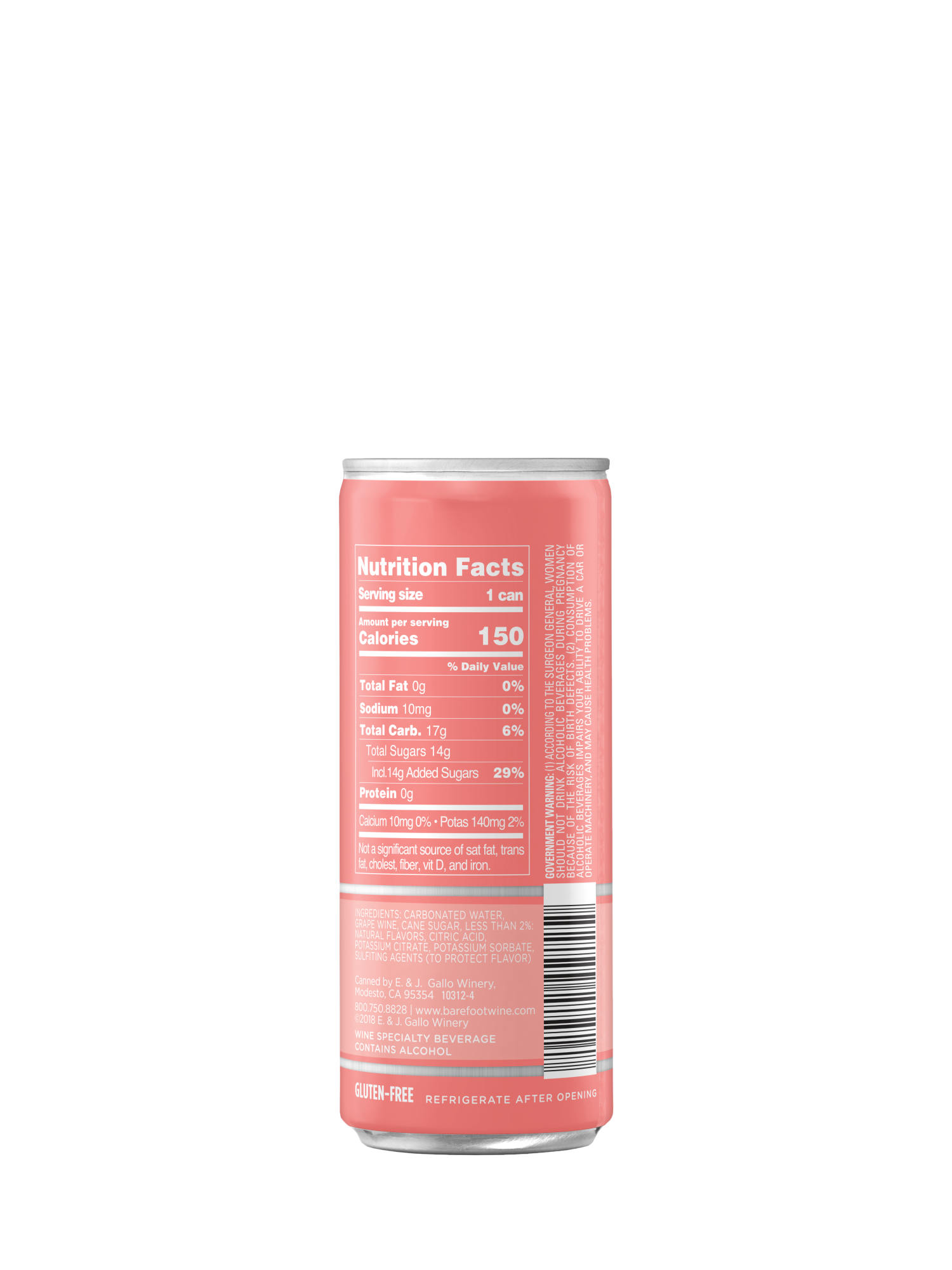 Buy Barefoot Rosé Spritzer 250ML Wine Online Barefoot