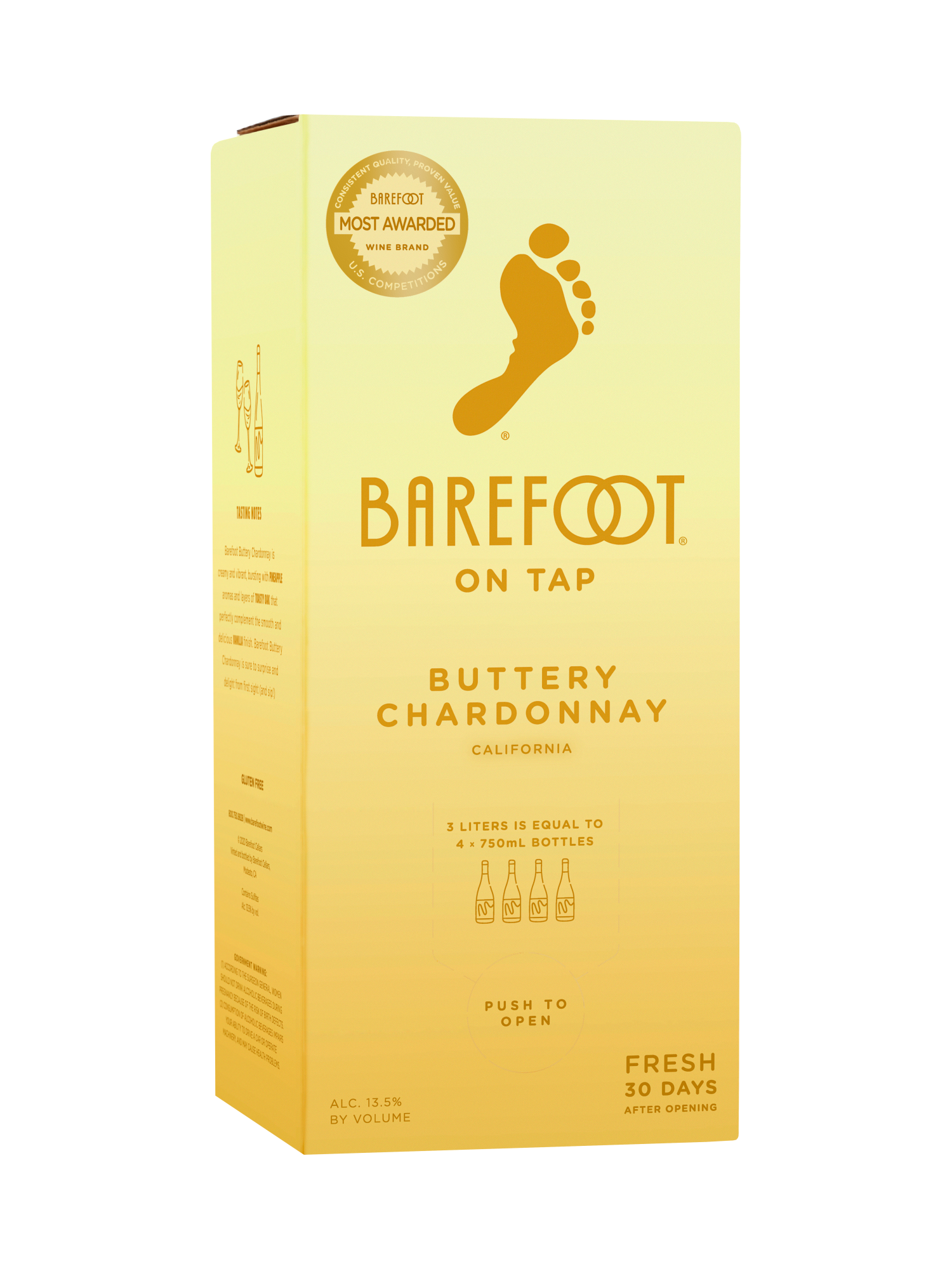 Barefoot Buttery Chardonnay 3.0L