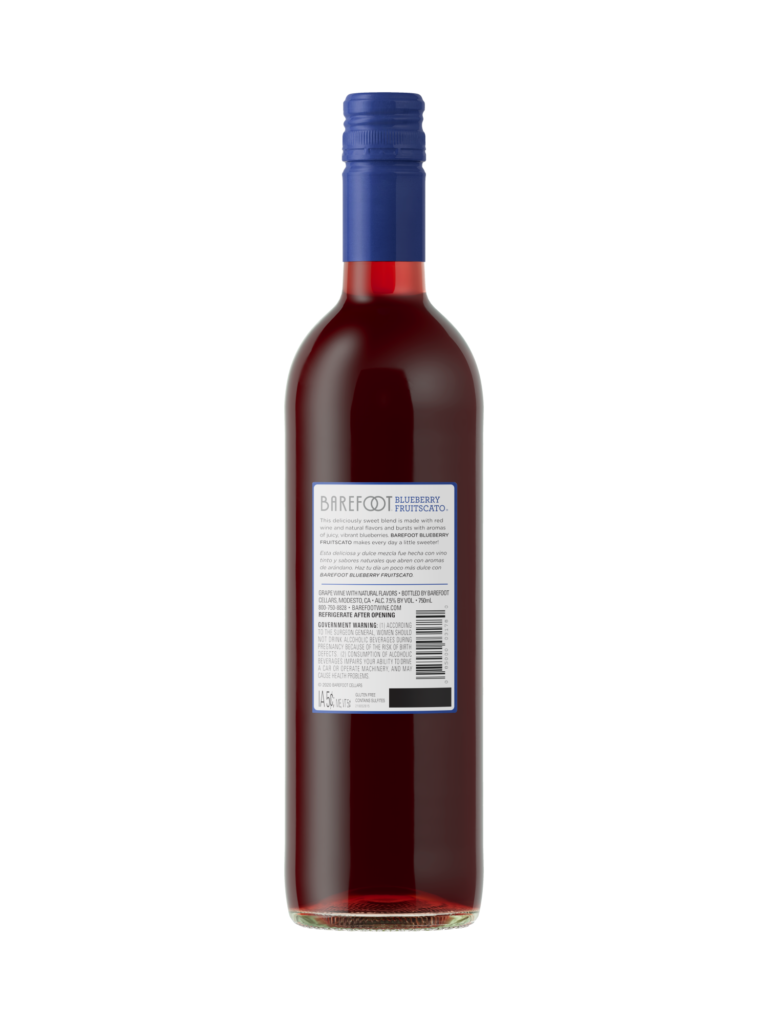 Explore Barefoot Blueberry Fruitscato 750ML Wine Online Barefoot
