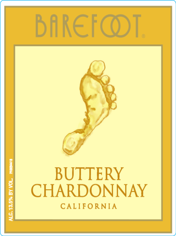 Barefoot Buttery Chardonnay 750ML image number 3