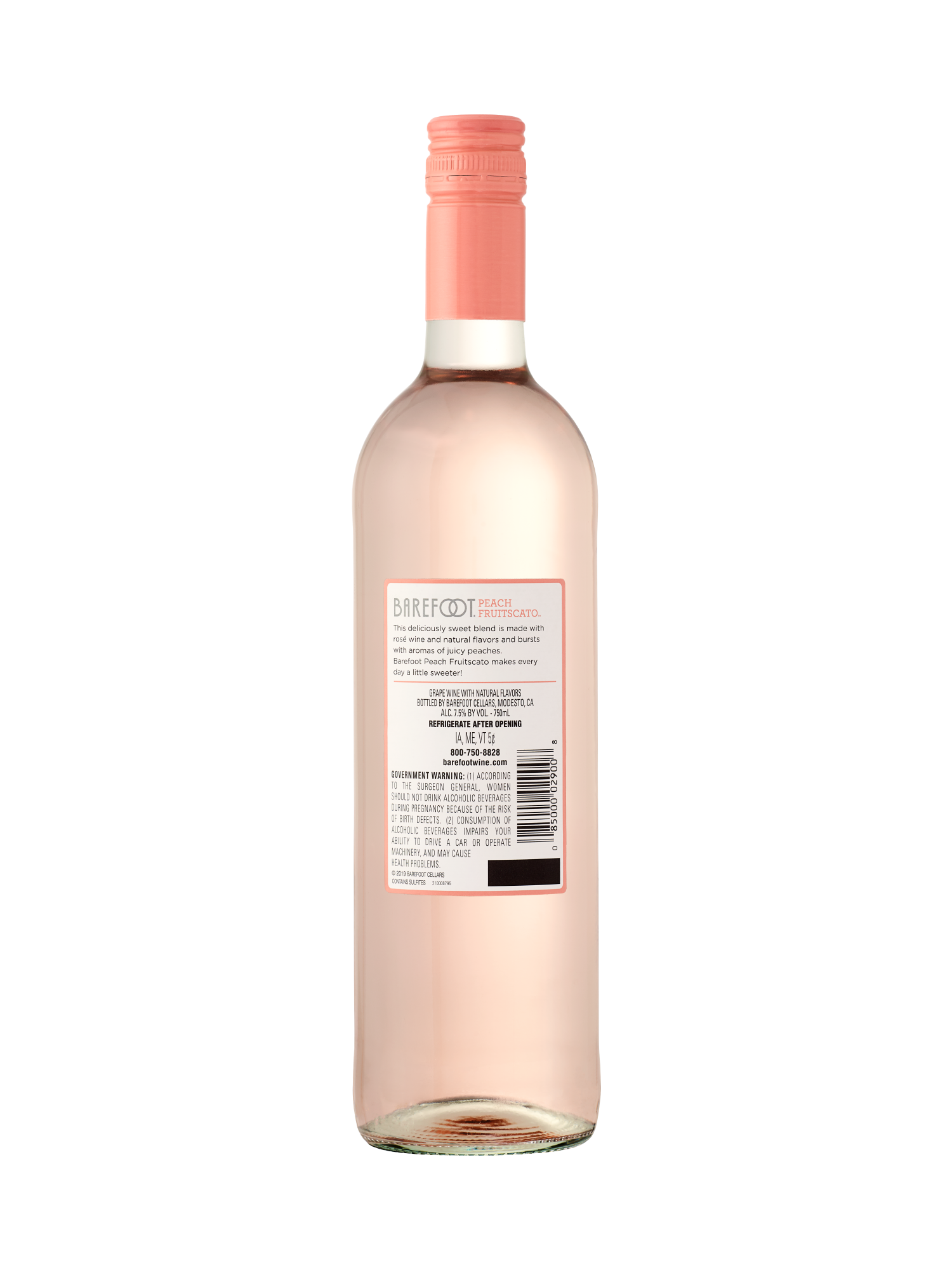 Buy Barefoot Peach Fruitscato 750ML Wine Online Barefoot