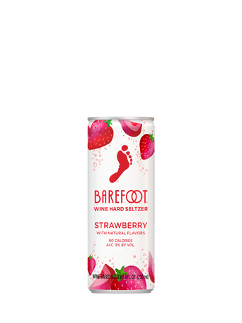 Barefoot Hard Seltzers Strawberry 250ML image number 1