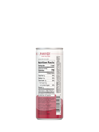 Barefoot Hard Seltzers Cherry 250ML image number 5