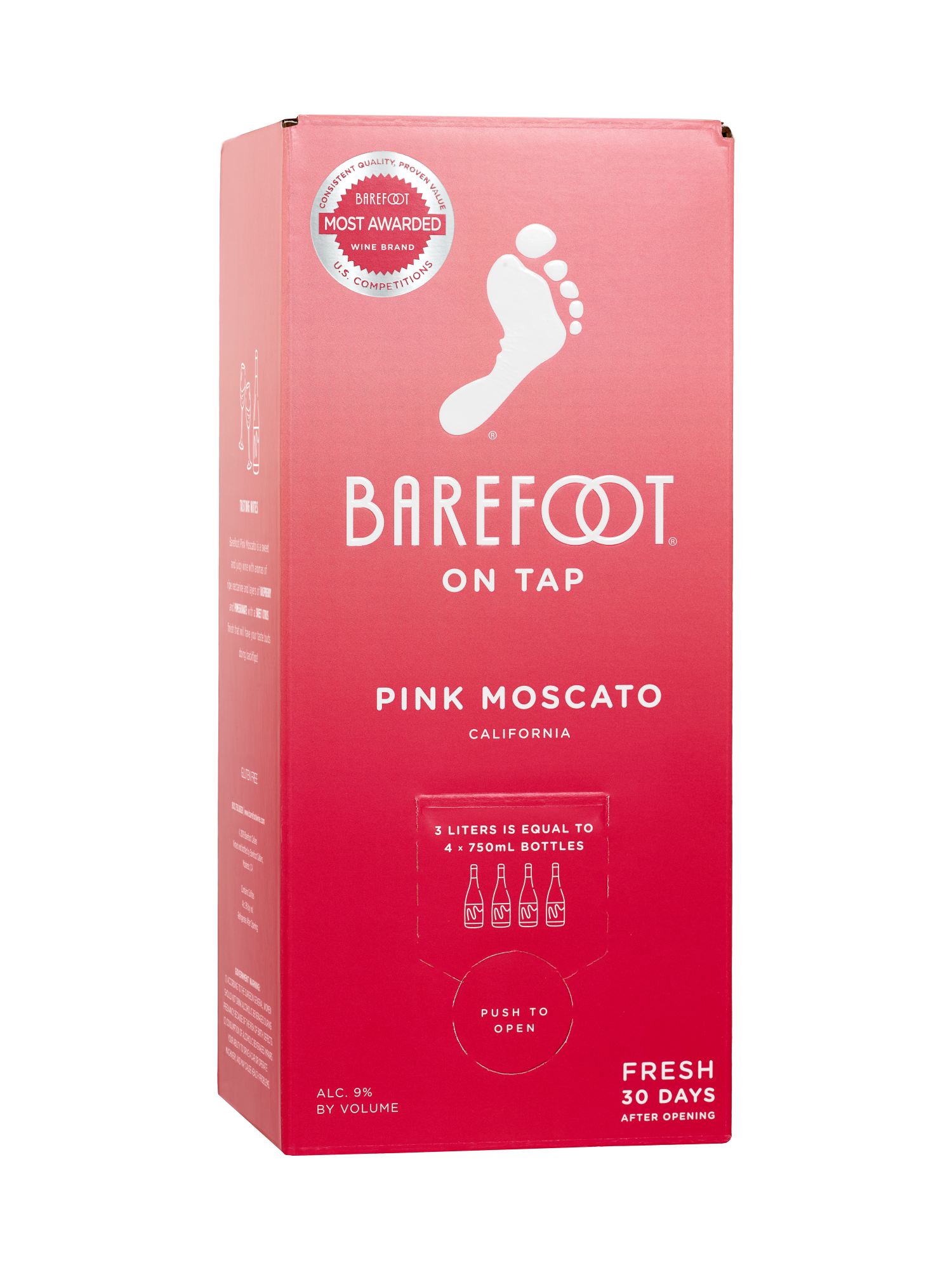 Barefoot Pink Moscato 3.0L
