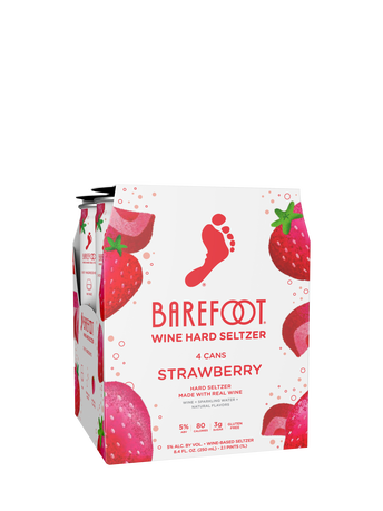 Barefoot Hard Seltzers Strawberry 250ML image number 3