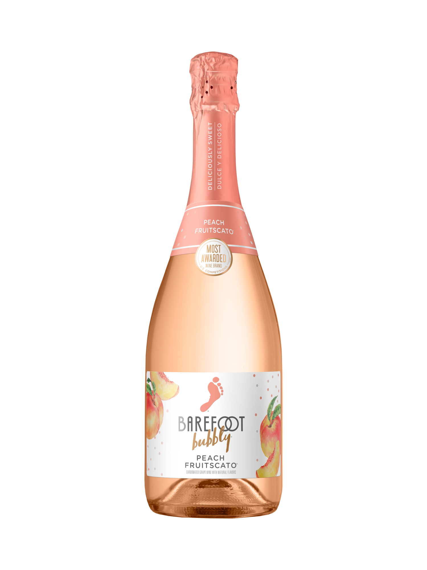 Buy Barefoot Bubbly Peach Fruitscato 750ML Wine Online Barefoot