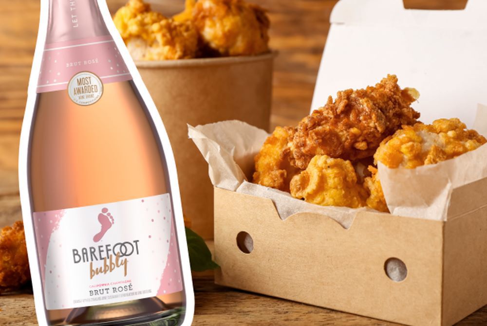 Bubbly Brut Ros&eacute; & Fried Chicken