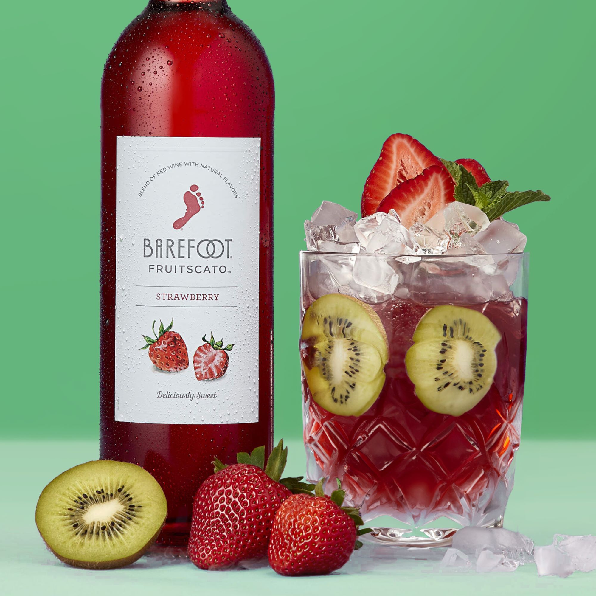 Barefoot Kiwi Berry Spritz Fruitscato Cocktail 
