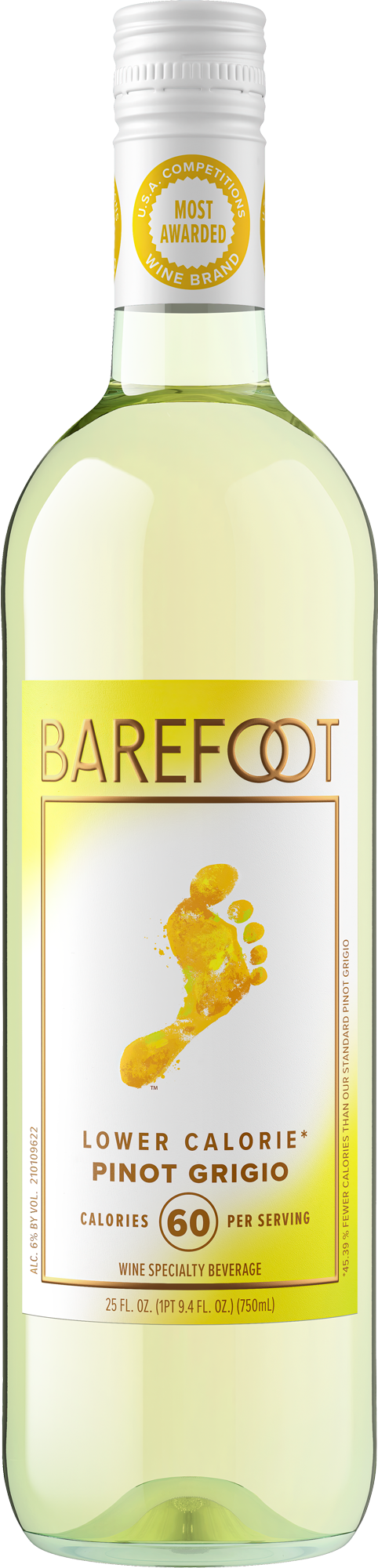 Barefoot Lower Calorie Pinot Grigio