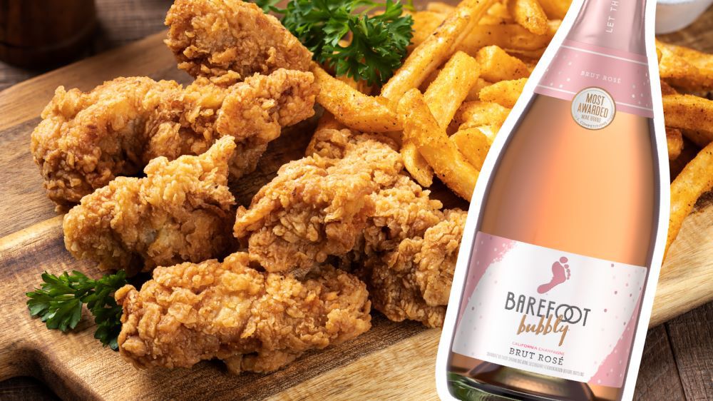 Fried Chicken & Brut Ros&eacute;